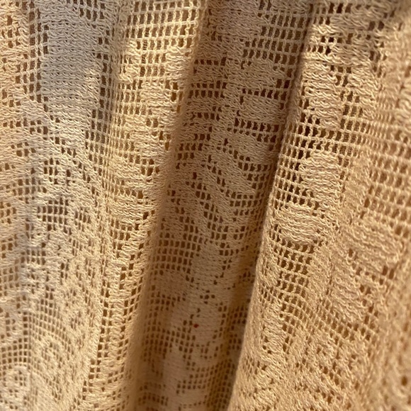 Chic Crochet Lace Maxi Dress in Tan - Picture 5 of 12